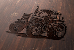Farm tractor svg clipart Product Image 3
