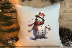 Western Christmas Watercolor Clipart Product Image 4