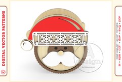 Christmas clutch purse v74 aser cut vector Glowforge file Product Image 4