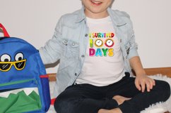 I survived 100 days SVG Design, 100 day of school SVG Design Product Image 4