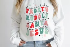 Dance Like Frosty SVG, Shine like Rudolph Give like Santa Product Image 4