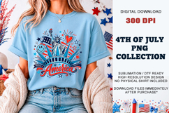 America Liberty Crown PNG | Sublimation DTF Product Image 4