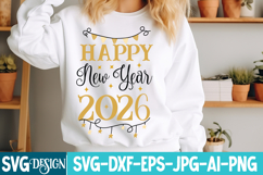 New Year 2026 SVG Bundle,New Year svg bundle 2026 Product Image 4