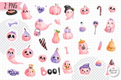Pink halloween printable sticker sheet Product Image 2