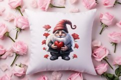 Black Gnome Valentines Day Clipart, Valentines Clipart Product Image 4