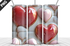 Valentines Love Skinny Tumbler PNG Wrap| Valentines Tumbler Product Image 3