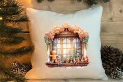 Christmas Santa House Clipart, Christmas PNG Product Image 4