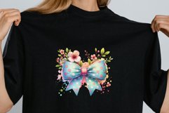 Spring Flower Coquette Bow PNG Product Image 4