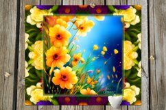 Flowers | Summer Skinny tumbler design Sublimation bundle Product Image 4