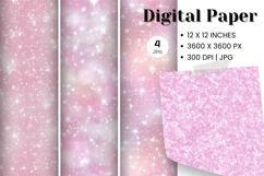 pink glitter Background Wallpaper Sparkles Digital Paper_57 Product Image 1