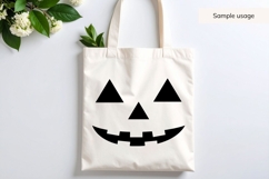 Smiling Jack O Lantern Face SVG Product Image 4
