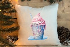 Pastel Christmas Coffee Cup Sublimation, Christmas Clipart Product Image 4