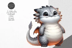 Dragon clipart, Fantasy clipart, Nursery clipart Product Image 1
