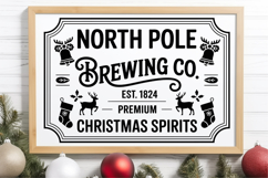 North Pole Brewing Co. Svg | Christmas svg Product Image 1