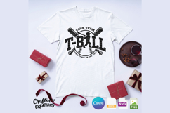 T-Ball Team SVG PNG EPS Cheer Mom Shirt Design Cut File Product Image 4