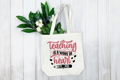 teaching is a work of hear SVG Product Image 4