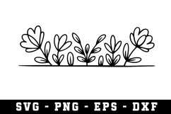 Wildflowers Svg Design | Svg Files for Cricut Product Image 1
