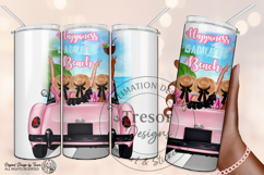 Happiness Is A Day At The Beach Design Besties Summer Girls Product Image 6