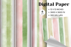Stripe Pattern Background Gift Wrap Wallpaper Digital Paper6 Product Image 1