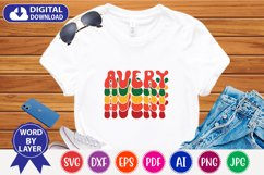 avery retro svg, christmas retro svg Product Image 4