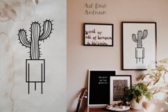 Potted plants svg, Cactus svg, Succulent svg bundle Product Image 5