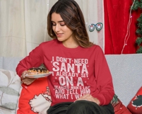 Funny Christmas Png | Funny Holiday Humor Shirt Design Product Image 2