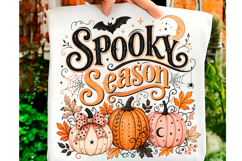Spooky Season Pumpkin Trio PNG Product Image 1