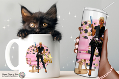 Girl Boss Hairstylist PNG Black Woman Salon Sublimation PNG Product Image 4