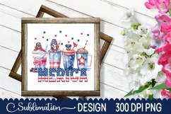 4th Of July Coffee Coffee Sublimation - 4th Of July PNG Product Image 4