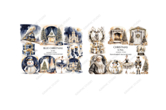 Christmas Mega Clipart Bundle, Xmas Clipart, Huge Bundle Product Image 4
