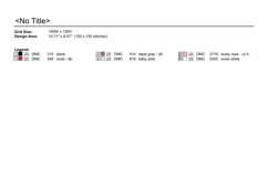 Cross stitch nope lips pattern, disgusting modern emotional Product Image 4