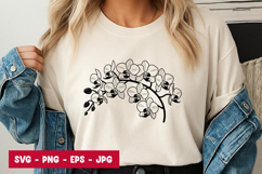 Lily Flower SVG PNG Product Image 1