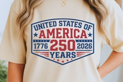 United States Of America 250 Years Svg, Fourth Of July Svg. Product Image 5