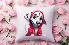 Cute Valentine Dog Clipart, Valentines Day Dog Clipart Product Image 4