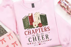 Chapters and Cheer All Season PNG Sublimation Design - Book Product Image 5