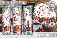 Sublimation Tumbler WRAP Christmas Design Quote Watercolor Product Image 1