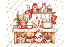 Christmas Baking Critters PNG Clipart, Cute Animals Holiday Product Image 4