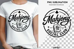 Mahjong quote png design for T-shirts Product Image 4
