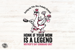 Mother's Day Funny Goose PNG Product Image 1
