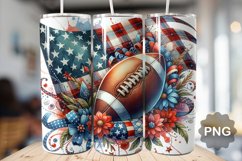 4th Of July Football Tumbler Bundle - 30 Designs Product Image 5