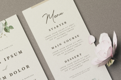 wedding invitation card set with roses flower watercolor Product Image 4