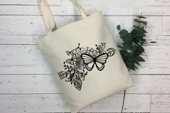 Butterfly SVG Arrow | Boho SVG Arrow | Floral Tribal SVG Product Image 4