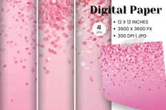 pink glitter Background Wallpaper Sparkles Digital Paper_34 Product Image 1
