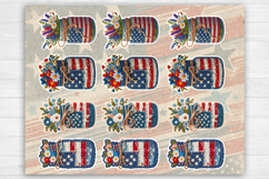 4-th of July. Print &amp; Cut Stickers PNG Product Image 2