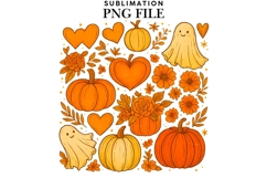 Pumpkins png design for T-shirts Product Image 1