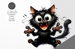 Cat Clipart, Funny kitten clipart, Cat clipart Product Image 1
