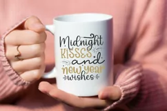 Midnight Kisses and new year wishes SVG, Happy New Year SVG Product Image 3