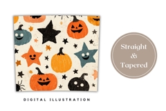 Cartoon Halloween Stars Tumbler, Halloween Tumbler Design Product Image 4