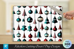 Minimalist Ornaments Bamboo Cutting Board PNG Design Product Image 1