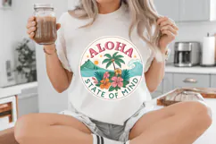 Aloha state of mind PNG, Beach PNG Sublimation Design Product Image 4